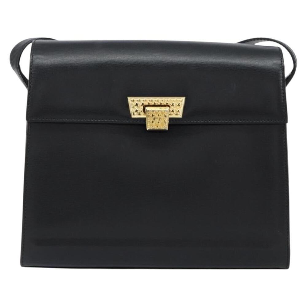 Dior Leather Shoulder Bag Black